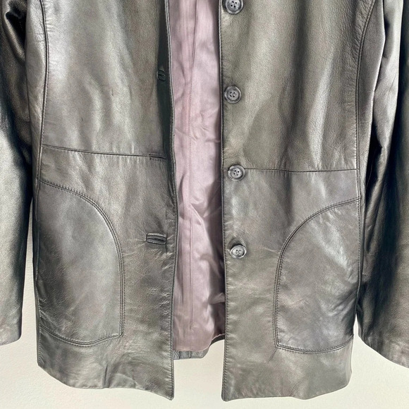 DANIER Gorgeous Black Authentic Leather Jacket Size XS - Picture 7 of 17